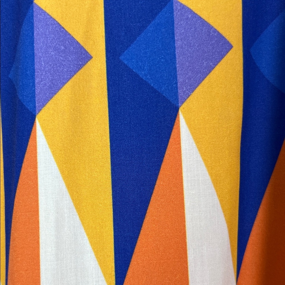 NWOT Sky Eagle Collection Native American Geometric Shirt Dress Belted Large - Picture 12 of 15